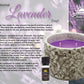 Lavender Cement Garden Stone 10oz